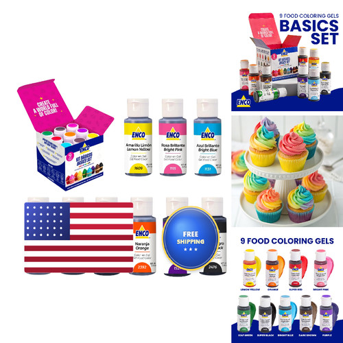 Enco basic set gel colorante - enco,