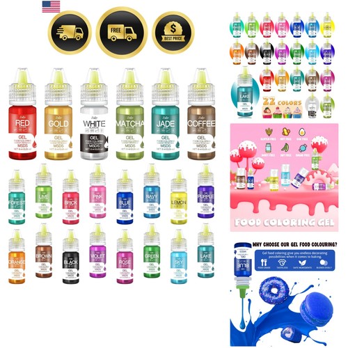 Gel colorante alimentare 22 - gel,