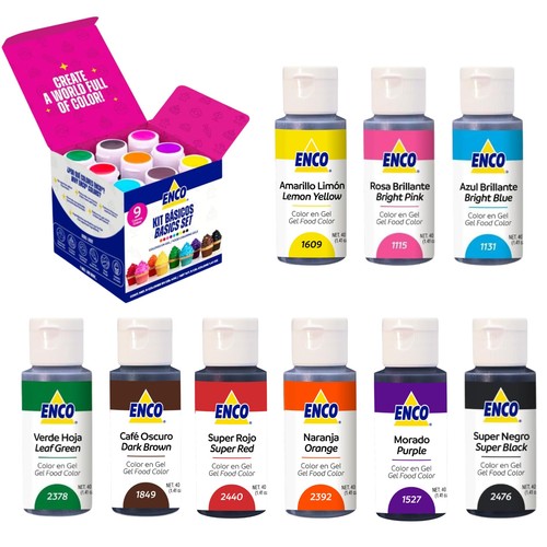 Enco set gel colorante - enco,