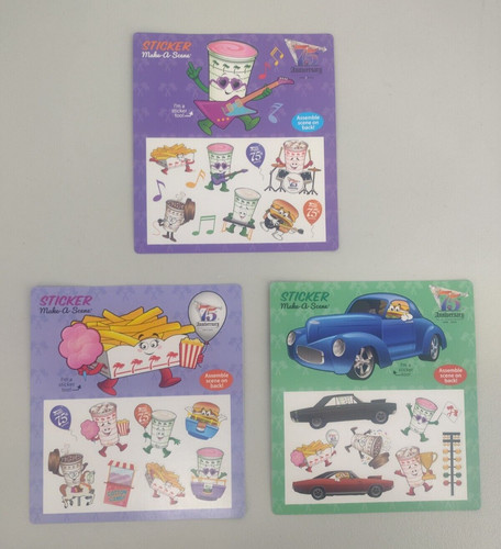 Set fogli adesivi per - set, 3
