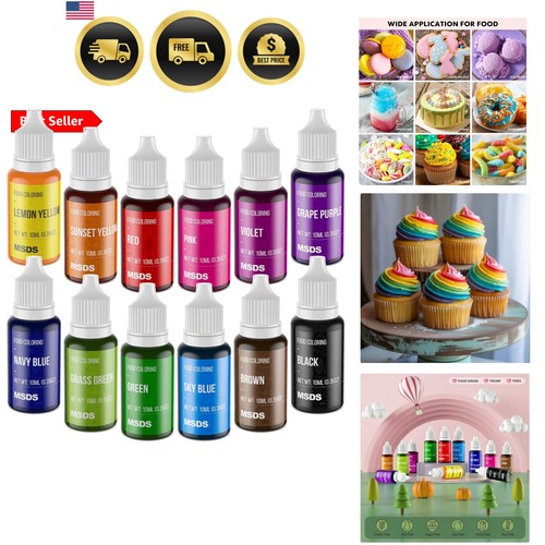 Set colorante alimentare 12 - alimentare,
